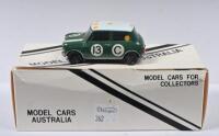 MINI: A 1:43 scale MODEL CARS OF AUSTRALIA Morris Cooper S by VITESSE. As raced to victory by Rauno Aaltonen, Bob Holden at 1966 Gallaher 500