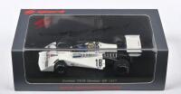 SCHUPPAN: A 1:43 scale spark Surtees TS19 as raced by Vern Schuppan at 1977 German GP (S4011). Vern Schuppan signature