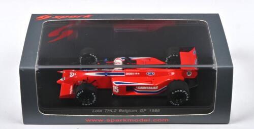 JONES: A 1:43 scale spark Lola THL2. As raced by Alan Jones at the 1986 Belgium GP (S1788)