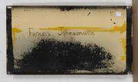 SHELL: A 'Shell X-100 Motor Oil' enameled oil rack sign, stamped '...Property Of The Shell Company Australia Limited', (27cm high x 48.5 cm wide) - 4