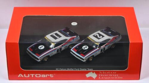 MOFFAT: A Limited Edition 1:43 scale AUTOart XC FALCON Moffat Ford Dealer Team twin set for the 1-2 finish at 1977 Bathurst 1000. Numbered '2881'/3000