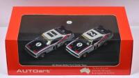 MOFFAT: A Limited Edition 1:43 scale AUTOart XC FALCON Moffat Ford Dealer Team twin set for the 1-2 finish at 1977 Bathurst 1000. Numbered '2881'/3000