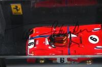 SCHENKEN: A 1:43 scale Red Line models Ferrari 312 PB as raced by Tim Schenken to second place at 1972 Daytona (RL125). Tim Schenken signature - 3