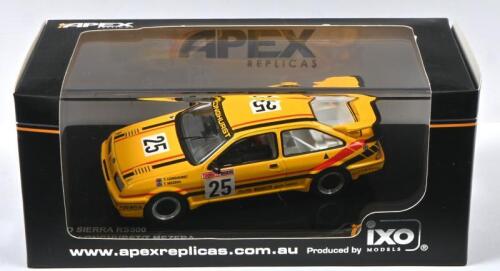 FORD: A Limited Edition 1:43 APEX REPLICAS FORD SIERRA RS500. As raced to victory by T.LONGHURST/T.MEZERA at 1988 TOOHEYS 1000. 1 of 768