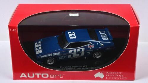 FALCON: A Limited Edition 1:43 scale AUTOart 'Motor Racing Legends' FORD XB FALCON GT HARDTOP. As raced by Allan Moffat and Dieter Glemser in the 1974 Bathurst 1000. Numbered '1739'/3000