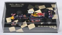 WEBBER: A 1:43 scale Paul's Model Art MINICHAMPS 2010 RED BULL RACING RENAULT RB6 . As raced by Mark Webber - 2
