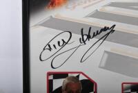 JIM BEAN RACING: A framed Jim Bean Racing team DJR&nbsp;poster signed by Dick Johnson, Steve Johnson and Will Davidson - 3