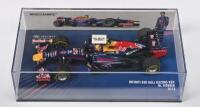 WEBBER: A 1:43 scale Paul's Model Art MINICHAMPS 2013 RED BULL RACING RENAULT RB9. As raced by Mark Webber - 2