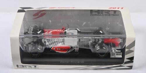 RICCIARDO: A 1:43 scale spark HRT F111. As raced by D.Ricciardo at the 2011 Belgium Grand Prix (S3028)