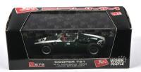 BRABHAM: A BRUMM 1:43 scale COOPER T51 as raced by Sir Jack Brabham at 1959 Monaco G.P (R278)