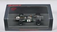 BRABHAM: A 1:43 scale spark Brabham BT19. As raced by Sir Jack Brabham to 2nd place at the 1967 Dutch GP (S4778)