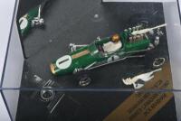 BRABHAM: Two 1:43 scale models related to Sir Jack Brabham. BRUMM 1:43 COOPER T51 & Quartzo BRABHAM-REPCO BT24 - 3