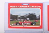 AUSTRALIAN RACING: Five&nbsp;SCANLENS 'AUSTRALIAN MOTOR RACING CARDS'. Cards feature various Australian Motorsport scenes from the 1980's - 2