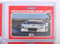 AUSTRALIAN RACING: Five&nbsp;SCANLENS 'AUSTRALIAN MOTOR RACING CARDS'. Cards feature various Australian Motorsport scenes from the 1980's - 3