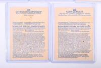 AUSTRALIAN RACING: Five&nbsp;SCANLENS 'AUSTRALIAN MOTOR RACING CARDS'. Cards feature various Australian Motorsport scenes from the 1980's - 8