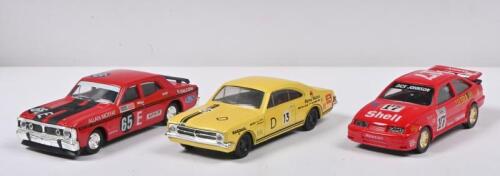 AUSTRALIAN MOTOR SPORT: Three 1:43 scale TRAX models. Holden HK Monaro GTS327, XY Falcon GTHO & FORD SIERRA RS500 COSWORTH