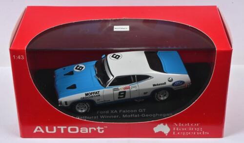 FORD: A Limited Edition Autoart 1:43 scale FORD XA FALCON GT. As raced to victory by Allan Moffat and Ian 'Pete' Geoghegan in the 1973 Bathurst. Numbered '1829'/3000