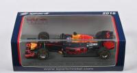 RICCIARDO: A 1:43 scale spark Red Bull Racing TAG Heuer RB12. As raced to victory by D.Ricciardo at 2016 Malaysian GP (S5023)