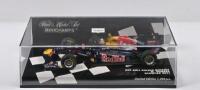 WEBBER: A Limited Edition 1:43 scale Paul's Model Art MINICHAMPS 2011 RED BULL RACING RENAULT SHOWCAR. As demonstrated by Mark Webber. One of 1,200 pcs