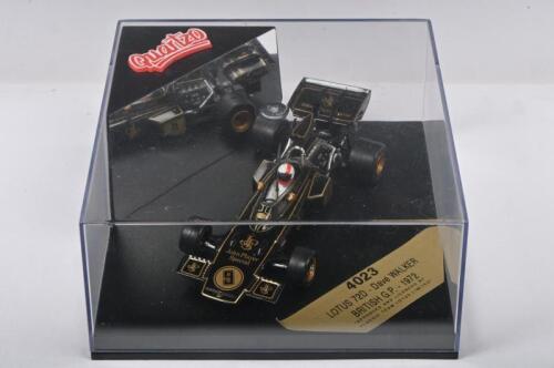 WALKER: A Quartzo 1:43 scale LOTUS 72D. As raced by Dave Walker at 1972 British Grand Prix (4023)