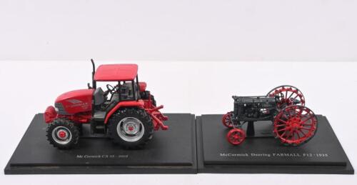 McCORMICK: Two Hachette Partworks 1:43 scale McCormick models. 1935 McCormick Deering FARMALL F12 & 2004 Mccormick CX 95