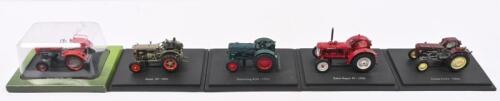 EUROPEAN TRACTORS: Three Hachette Partworks 1:43 scale European tractor models. Bautz, Hanomag & Zetor tractor models