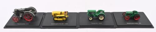 ITALIAN TRACTORS: Four Hatchette Partworks 1:43 scale Italian tractor models. Ferrari & Lamborghini models