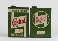 CASTROL: Two one gallon Castrol and Castrol Wakefield XL Medium Super Grad tins - 4