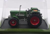 DEUTZ: Two Hachette Partworks 1:43 scale Deutz tractor models. 1972 Deutz D 130 06 & 2003 Deutz-Fahr Agrotron TTV - 2