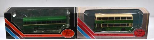 SOUTHERN NATIONAL: Two Exclusive First Editions 1:76 scale bus models in 'SOUTHERN NATIONAL' liveries. Bristol RELL (25001) & Leyland Olympian (29307) models