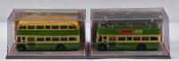 LEYLAND: Two Limited Edition 1:76 scale CORGI 'THE ORIGINAL OMNIBUS' Leyland PD3&nbsp;bus models (41902 & 42001), both in 'SOUTHDOWN MOTOR SERVICES' liveries. 41902 numbered '0731' of 8,200 & 42001 numbered '0982' of 8,200 produced