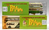 BRITBUS: Two 1:76 "OO"&nbsp;Scale diecast model buses including Park Royal NBC Atlantean London Crusader Model No. AN2-03 numbered 0207 of 1008 pieces&nbsp;and Guy Arab IV Park Royal bodied D/D bus Southdown Motor Services Fleet 539H Model No.6006 numbered 0222 of 