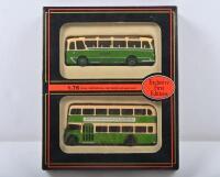 LEYLAND: A Gilbow Exclusive First Editions gift set comprising of two 1:76 scale 'Southdown' Leyland buses. Boxed.&nbsp;