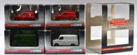 CORGI: A 1:76 scale Corgi Trackside&nbsp;'LT1004' London Transport Set comprising of four boxed models including Morris LD, Ford Transit Van, Bedford&nbsp;HA Van, & Ford Anglia Van.&nbsp; - 2