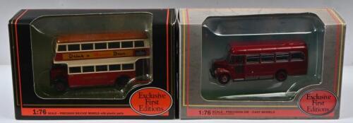 GUY: Two 1:76 Scale Gilbow Exclusive First Editions Guy buses including Guy GS Special Tillingbourne Model No.30512 and Guy Arab I Utility London Transport Bus Model No.26204.