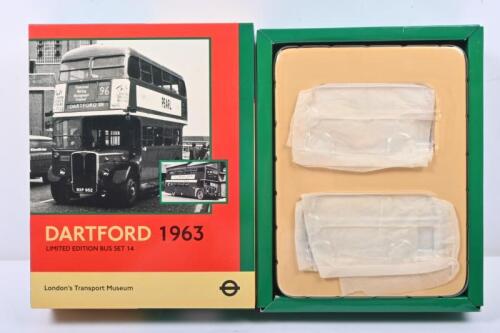 DARTFORD 1963: A EFE London Transport Museum Bus Set 14 Dartford 1963 comprising of two buses including AEC III Regent RT Double Deck Bus & AEC Renown Double Deck AEC Demonstrator.