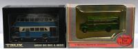 TRANSPORT BUSES: Two 1/76 scale transport buses including Trux 1946 Regent III Double Decker NSW Bus Route 396 Maroubra Breach Model Code TX6H, and Exclusive First Editions Guy GS Special London Transport Model No. 30501.&nbsp;