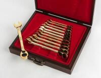 GOLD SPANNERS: Commemorative boxed set of JBS spanners