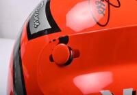 LOWNDES/WHINCUP: A KARL'S CREATIONS personalised vodafone&nbsp;helmet. Helmet signed in black marker by Craig Lowndes & Jamie&nbsp;Whincup - 7