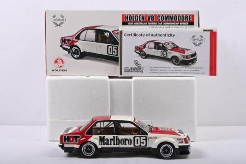 COMMODORE: A Limited Edition 1:18 scale Classic Carlectables Holden VB Commodore as raced by Peter Brock to be the winner of the 1980 Australian Touring Car Championship. Numbered '0917' of 1700