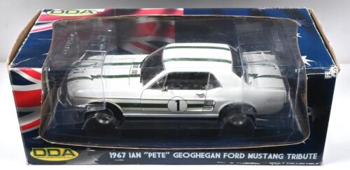 Ford: A Limited Edition 1:18 Scale Dda (Greenlight Collectibles) '1967 Ian "Pete" Geoghegan Ford Mustang Tribute' (50826). Numbered '0053'