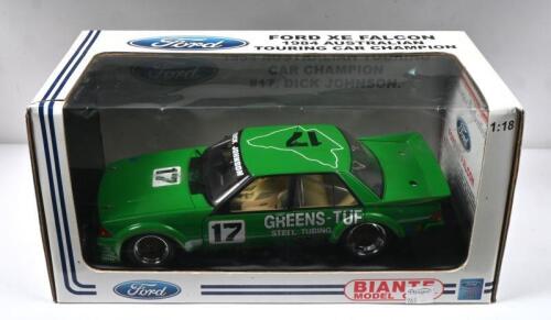FORD: A LIMITED EDITION 1:18 scale BIANTE MODEL CARS FORD XE FALCON, as raced by Dick Johnson. Numbered '1448'/3858'. CoA signed by Dick Johnson