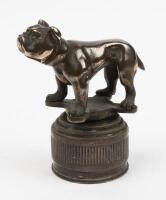 BRITISH BULLDOG: An early bronze British Bulldog mascot - 2