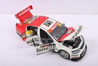 LOWNDES/LUFF: A Limited Edition CLASSIC CARLECTABLES 1:18 scale Bathurst 50th Year Retrospective Livery, Craig Lowndes & Warren Luff's Year 2012 TeamVodafone Holden VE Series II Commodore. Numbered '0507'/3750 - 2