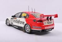 LOWNDES/LUFF: A Limited Edition CLASSIC CARLECTABLES 1:18 scale Bathurst 50th Year Retrospective Livery, Craig Lowndes & Warren Luff's Year 2012 TeamVodafone Holden VE Series II Commodore. Numbered '0507'/3750 - 3