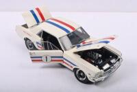 FORD: A LIMITED EDITION 1:18 scale CLASSIC CARLECTABLES 1965 Mustang of IAN "PETE" GEOGHEGAN. Numbered '3509' of 4000. CoA signed by Pete Geoghegan - 2