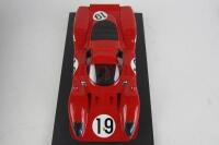 FERRARI: A 1:18 scale 1969 Le Mans Ferrari 312P #19 by Tecnomodel. - 9