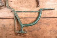 SPARE WHEEL CARRIER: Two heavy metal side-mounted spare wheel carriers - 2