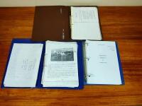 AVIATION: Three folders with information on operation of both Tiger Moth and Gipsy Major aircraft - 2