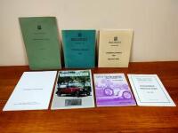 ROLLS ROYCE: Seven Rolls Royce club publications including; Technical Manuals; Bulletins; Chassis plates; and Royal Silver Jubilee Souvenir 1977.